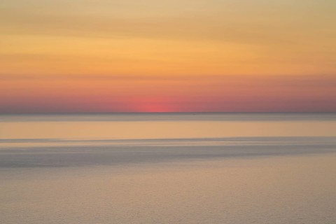 Sunset over the Mediterranean Sea