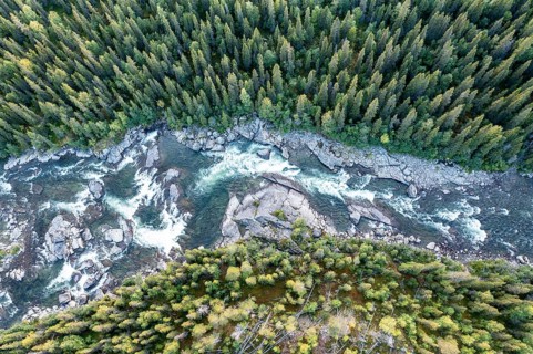 Rapids of the river Gamajahka