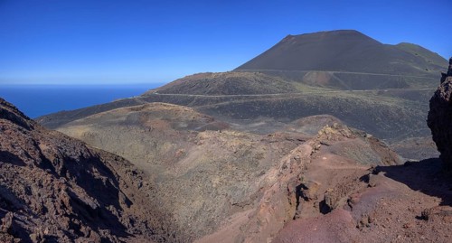View from Teneguia Volcano
