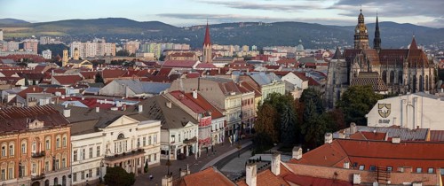 Panoramic view of the centre of Kosice