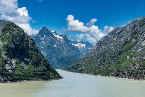 Grimselsee with view