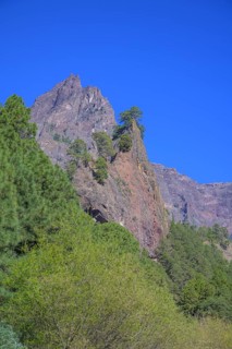 Rock scenery at Rio Taburiente