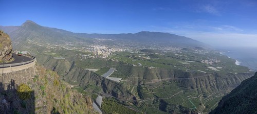 View from Mirador del Time to Los Llanos