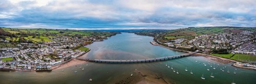 Panorama over Shaldon and Teignmouth