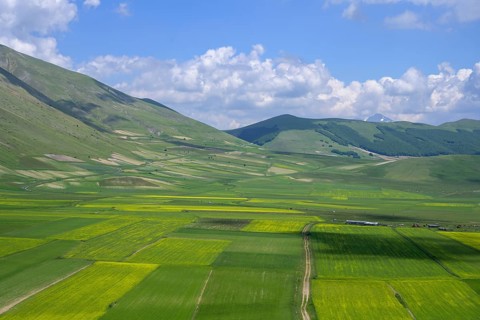 Pan Grande plateau in the Monti Sibillini National Park