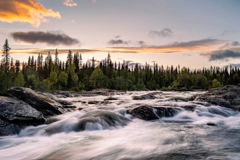 Rapids of the river Gamajahka