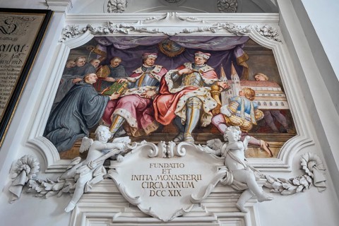 Fresco in the Basilica of St. Quirin