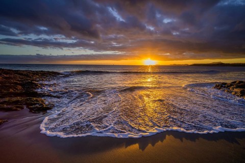 Sunset at Tejita Beach near Montana Roja