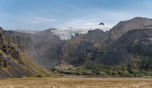 Mountain landscape with gorge