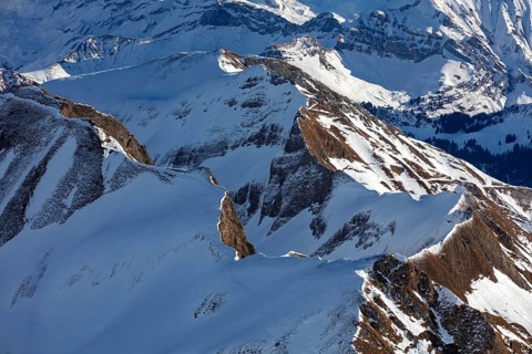 View over Eiseesattel and Hoechgumme