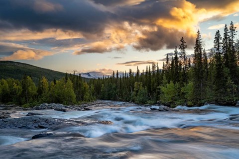 Rapids of the river Gamajahka