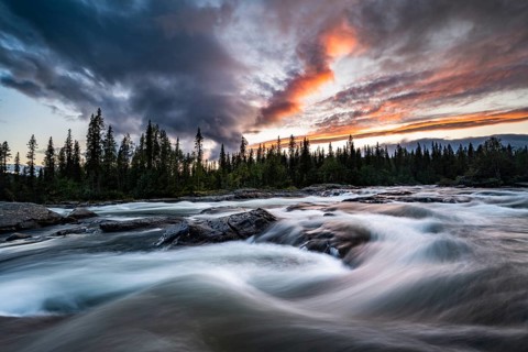 Rapids of the river Gamajahka