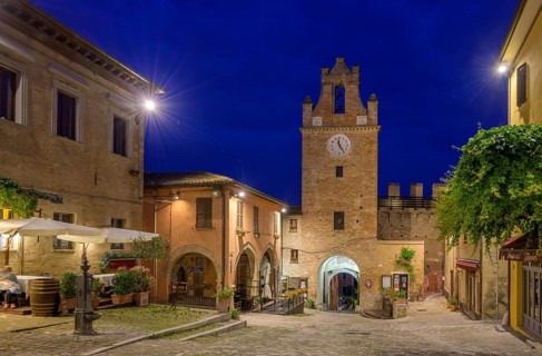 Clock Tower and Restaurant