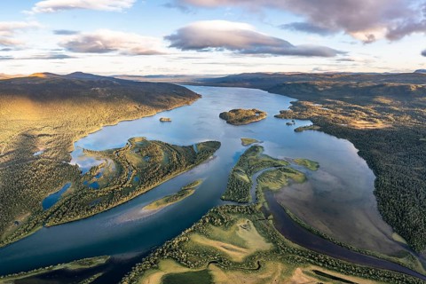 Tarraaetno river delta and Lake Saggat