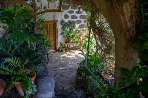 Entrance area of the restaurant El Guanche