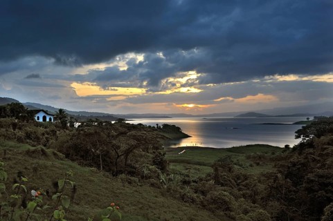 Sunset at Lake Arenal