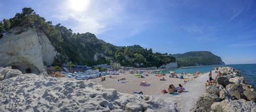 Sirolo town beach