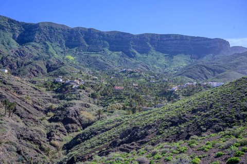 View to the village