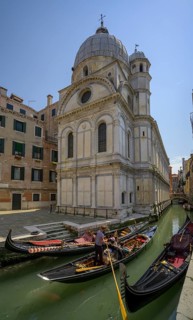 Gondolas and Chiesa di Santa Maria dei Miracoli