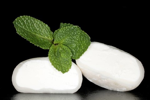 Halved mochi