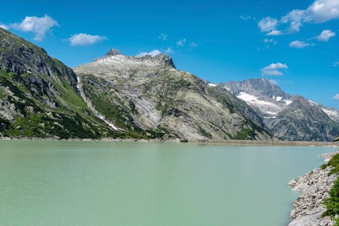 Landscape at Lake Grimsel