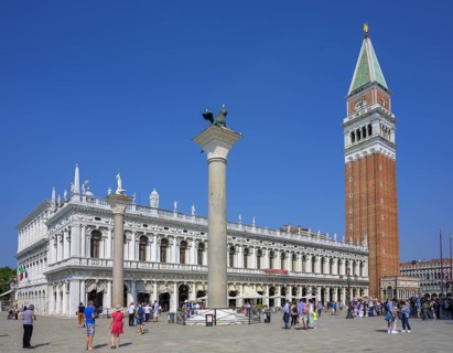 Biblioteca Nazionale Marciana Columna de San Teodoro Colonna di San Marco and Campanile di San Marco