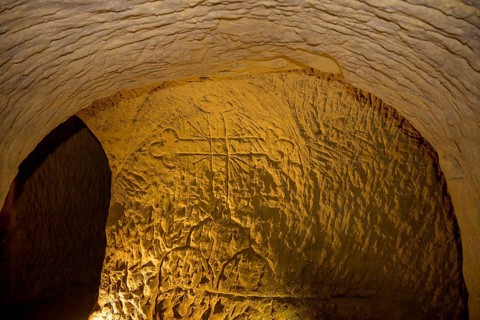 Carved cross