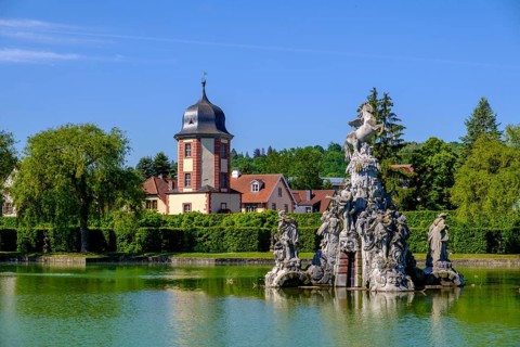 Water features in the rococo garden