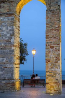 Old archway at the Belvedere