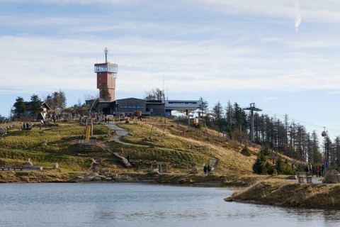 Wurmberg tower at the summit of the Wurmberg