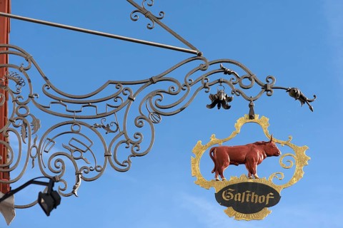 Naenschild Gasthof Zum roten Ochsen