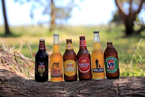 Australian beer bottles