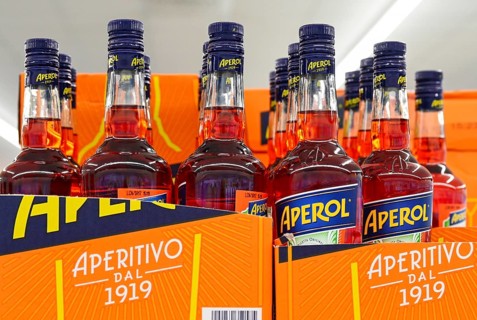 Aperol bottles
