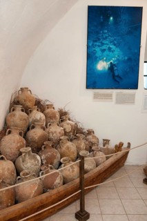 Salvaged amphorae