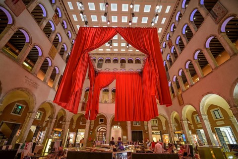Interior view Fondaco dei Tedeschi