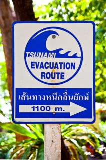 Tsunami warning signs