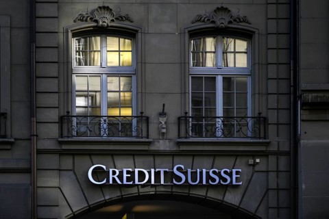 Credit Suisse lettering