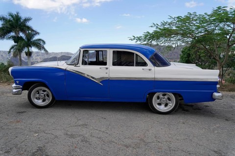American vintage car of the 1950s