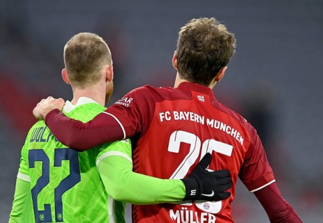 At the end of the match