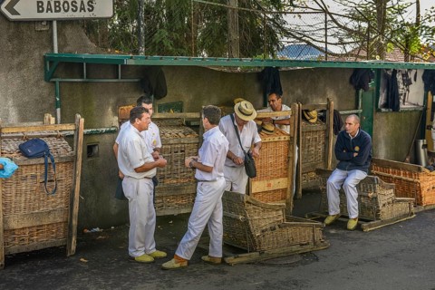 Basket sledge ride