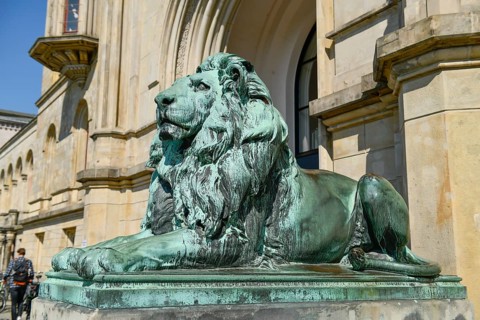 Lion sculpture