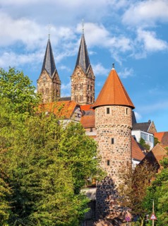 Winter Tower and Cathedral