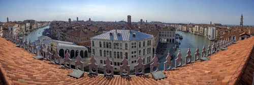 View from the roof terrace of the Fondaco dei Tedeschi
