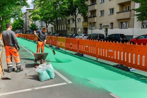 New green cycle path