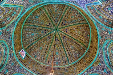 Dome in the Mausoleum Pahlavon-Maxmud