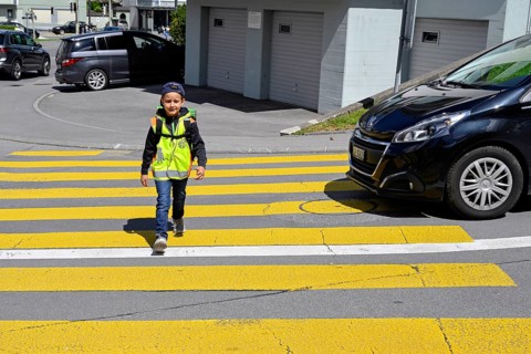 Schoolchild Pedestrian crossing