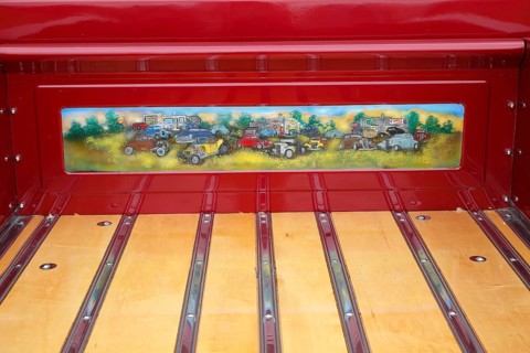 Airbrush on a chevrolet truck