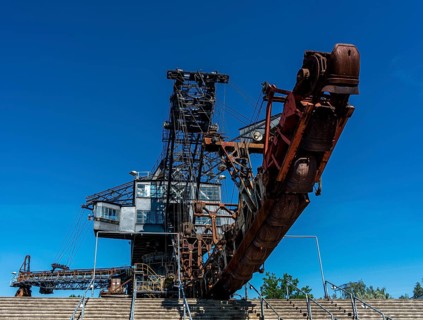 Old lignite excavators in Ferropolis