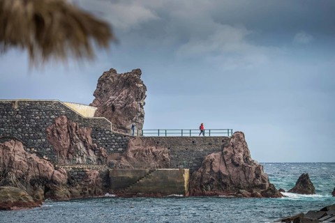 Harbour wall