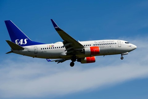 Aircraft SAS Scandinavian Airlines Boeing 737-700